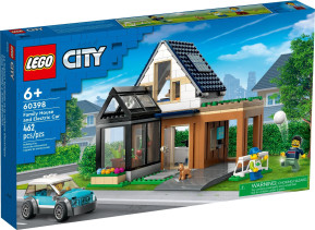 LEGO CITY FAMILY HOUSE AND ELECTRIC CAR 60398