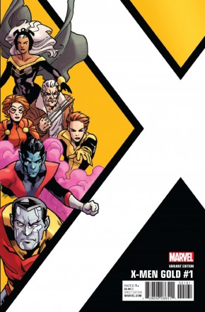 X-MEN GOLD #1 KIRK CORNER BOX 1 IN 10 INCENTIVE VARIANT COVER 