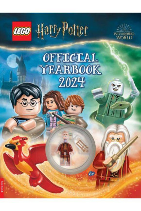 LEGO HARRY POTTER OFFICIAL YEARBOOK 2024 HARDCOVER WITH MINI FIGURE