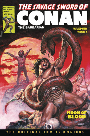 SAVAGE SWORD OF CONAN THE ORIGINAL COMICS OMNIBUS VOLUME 4 HARDCOVER EARL NOREM COVER