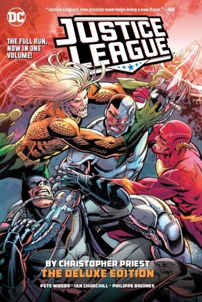 JUSTICE LEAGUE BY CHRISTOPHER PRIEST DELUXE EDITION HARDCOVER
