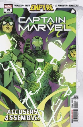 CAPTAIN MARVEL #19 (2019 SERIES) EMPYRE TIE-IN 2ND PRINTING