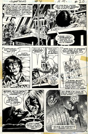Bernie Wrightson Original Art - 1973 Swamp Thing #4 page 16